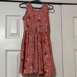 DotDot Smile Dress with Fun Circus Print